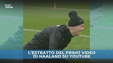 Haaland è sbarcato su YouTube: il primo video