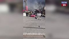 Crolla un cantiere alle porte di Milano: una donna ferita