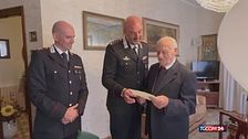 A Capo d'Orlando grande festa per i 104 anni del carabiniere Mazzone