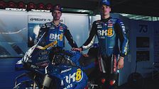 Il team Gresini si veste di blu per il GP di Malesia