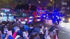 Clasico, il Barcellona è arrivato a Madrid