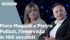 Piera Maggio e Pietro Pulizzi, l'intervista in 100 secondi