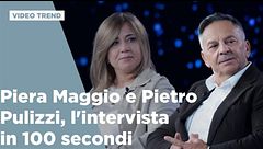Piera Maggio e Pietro Pulizzi, l'intervista in 100 secondi