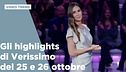 Gli highlights di Verissimo del 25 e 26 ottobre