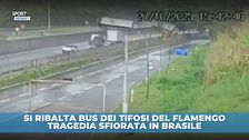 Si ribalta bus del Flamengo:"46 feriti, di cui 4 in gravi condizioni