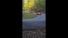 Rental Ferrari crash
