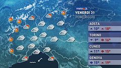 Meteo del 31 ottobre