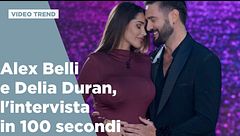 Alex Belli e Delia Duran, l'intervista in 100 secondi