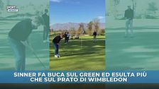 Sinner campione anche nel golf