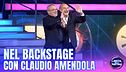 Nel backstage con Claudio Amendola