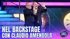 Nel backstage con Claudio Amendola