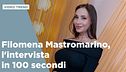 Filomena Mastromarino, l'intervista in 100 secondi