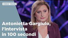Antonietta Gargiulo, l'intervista in 100 secondi