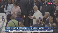 Breaking News delle 18.00 | Papa Leone: si ascolti il grido dei poveri