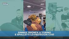 Spalletti festeggia Sinner: "Uomini forti, abbracci forti"