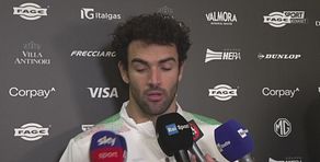 Berrettini: "Grande emozione e grande gioia, nel totale una buonissima partita"