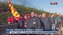 Breaking News delle 14.00 | Ex Ilva, proteste a Genova e Taranto