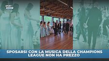 Nozze a ritmo Champions