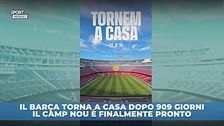 Il Barcellona torna al Camp Nou