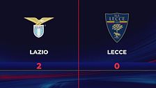 Lazio-Lecce 2-0: gli highlights