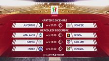 Il calendario degli ottavi di Coppa Italia
