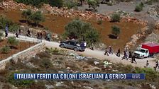 Breaking News delle 21.30 | Italiani feriti da coloni israeliani a Gerico
