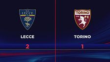 Lecce-Torino 2-1: gli highlights