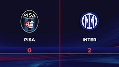 Pisa-Inter 0-2: gli highlights