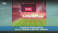 Ajax, i tifosi scatenano l'inferno: giocatori in fuga e sospensione