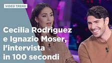 Cecilia Rodriguez e Ignazio Moser, l'intervista in 100 secondi