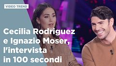 Cecilia Rodriguez e Ignazio Moser, l'intervista in 100 secondi