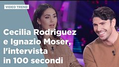 Cecilia Rodriguez e Ignazio Moser, l'intervista in 100 secondi