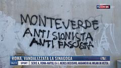 Breaking News delle 14.00 | Roma, vandalizzata la sinagoga