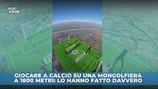 Calcio a 1800m di altezza