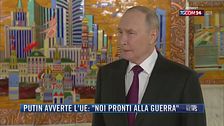 Breaking News delle 21.30 | Putin avverte l'Ue: "Noi pronti alla guerra"