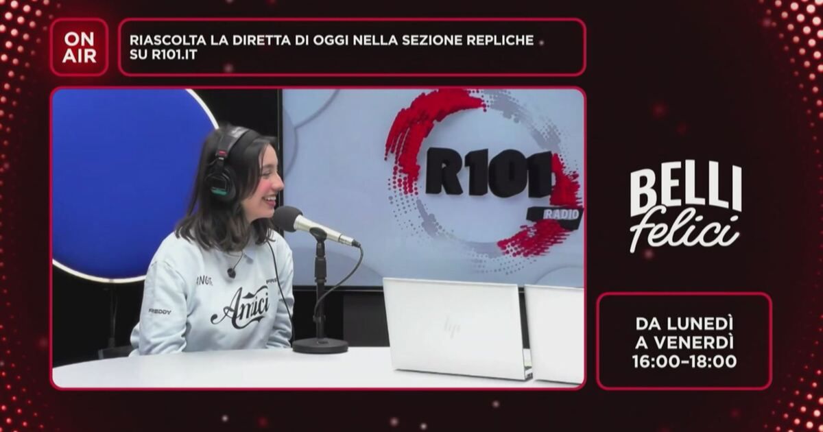 R101: Rebecca Staffelli intervista Angie di Amici Video | Mediaset Infinity