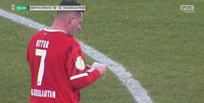 Hertha Berlino-Kaiserslautern, succede qualcosa che non avevate mai visto