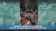 Messi campione in MLS: festa nello spogliatoio