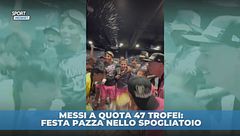 Messi campione in MLS: festa nello spogliatoio