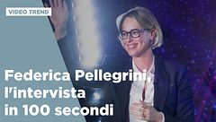 Federica Pellegrini, l'intervista in 100 secondi