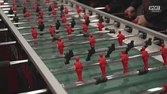 Milan, il calcio balilla con Modric e Leao è uno show