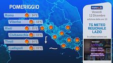 Tg Meteo Regionale Lazio