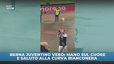 Mano sul cuore e inchino alla Curva, Bernardeschi bianconero vero