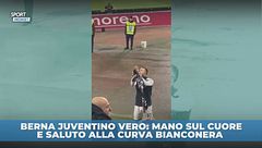 Mano sul cuore e inchino alla Curva, Bernardeschi bianconero vero