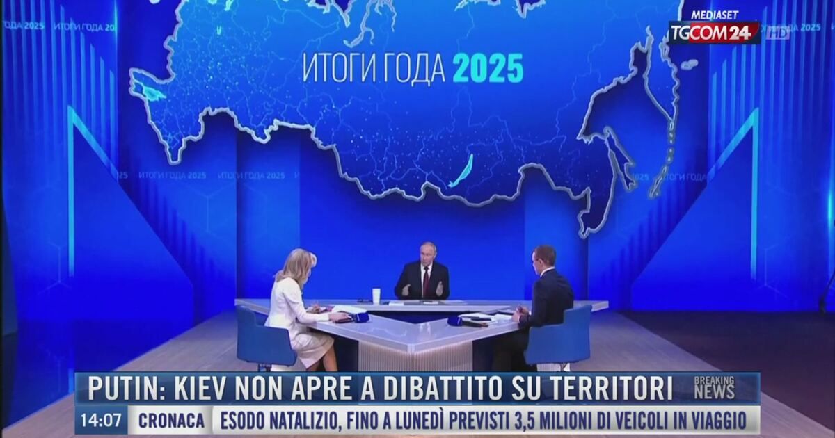 Tgcom24: Breaking News delle 14.00 | Putin: Kiev non apre a dibattito ...