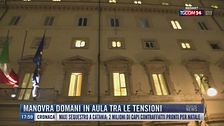 Breaking News delle 18.00 | Manovra domani in aula tra le tensioni