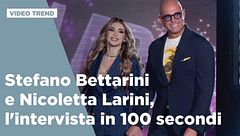 Stefano Bettarini e Nicoletta Larini, l'intervista in 100 secondi