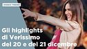 Gli highlights di Verissimo del 20 e del 21 dicembre