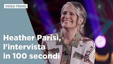 Heather Parisi, l'intervista in 100 secondi