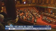 Breaking News delle 14.00 | Manovra, via libera del Senato